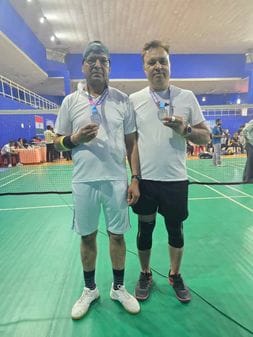 Jogindernagar's Raj and Bhupendra won medals in masters games