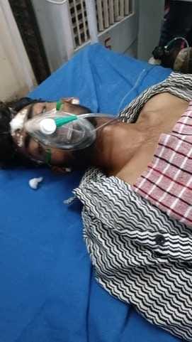 वेंटीलेटर पर अभिषेक मीणा