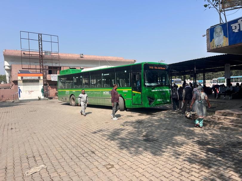 The wait is over... E-city bus will run from Hisar Bypass to PGI from today