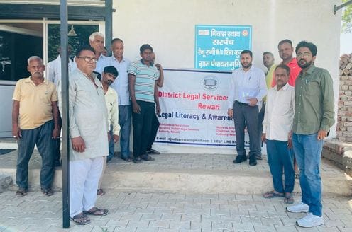 Legal awareness camp organized in village Baliyar Kalan, villagers made aware about their rights