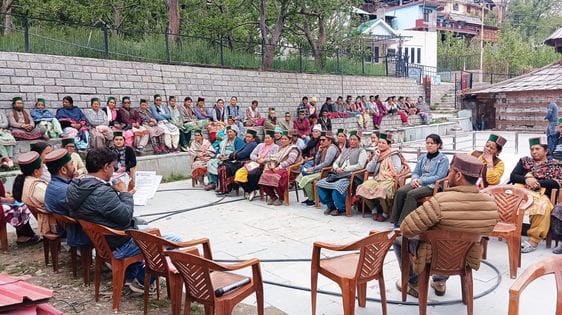 Discussion on development work in Kothi Panchayat