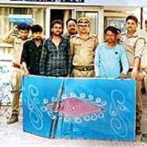 Three arrested for placing iron door on railway track