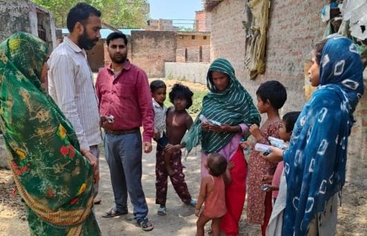 12 children suffering from chicken pox
