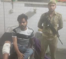 Inter-state robber arrested in encounter shot in leg