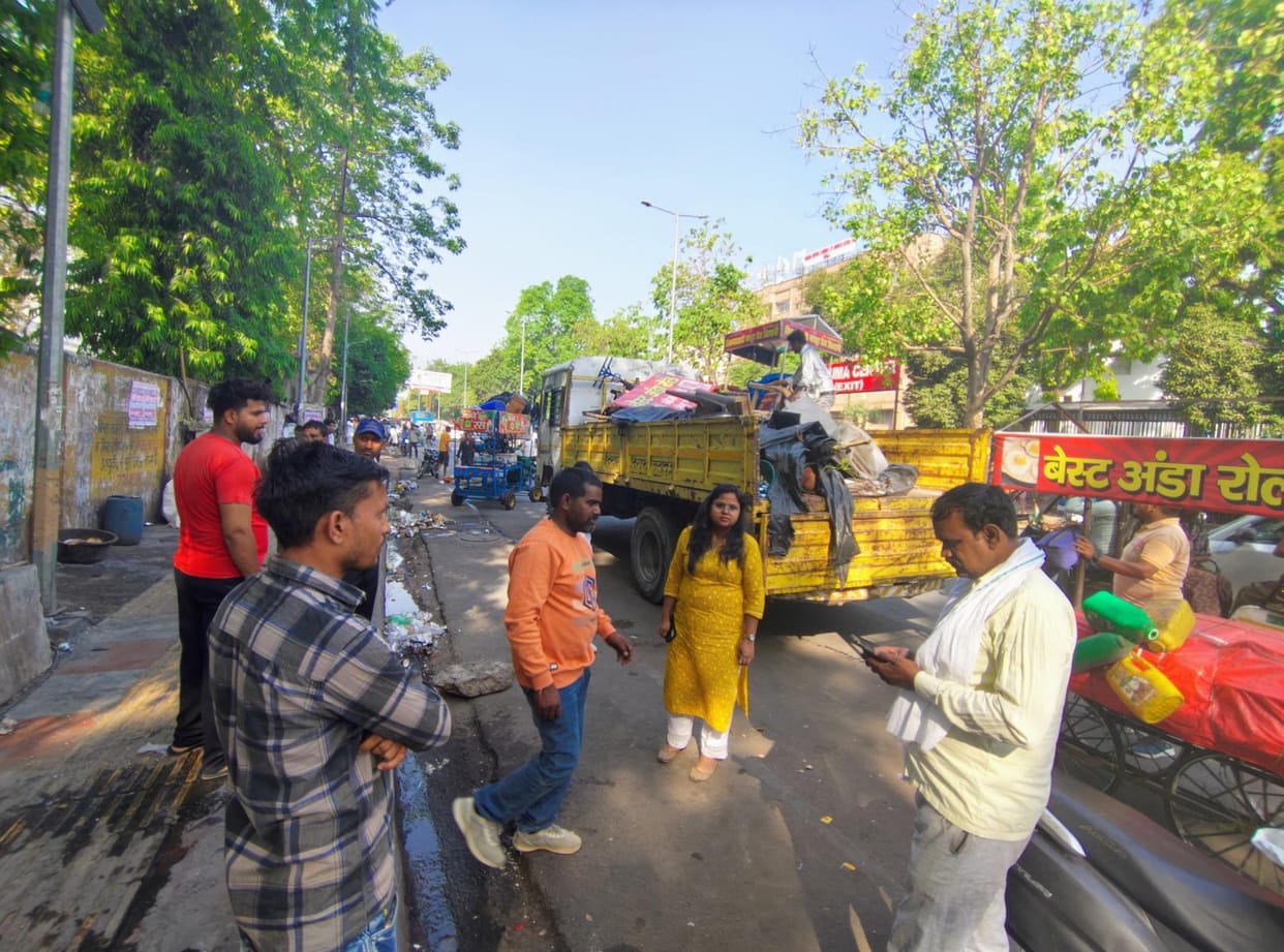 Encroachment drive outside Trauma Centre