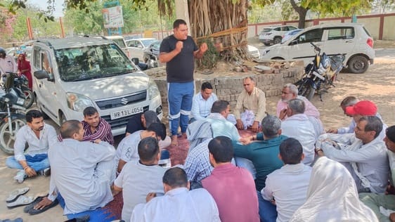 Employees staged strike regarding pending demands