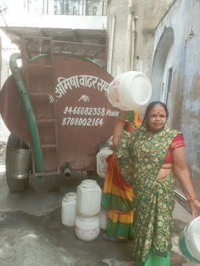 Water crisis deepens in the city, dry water tanks are waiting for canal water