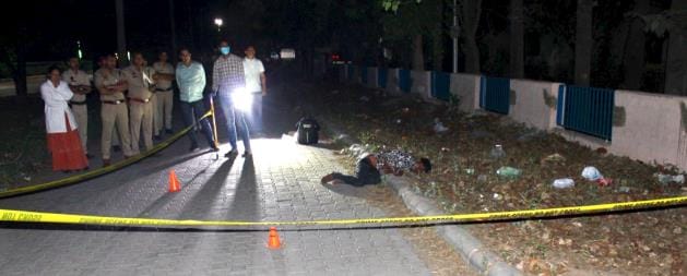 The youth was stabbed to death, and his head was also hit with a rod