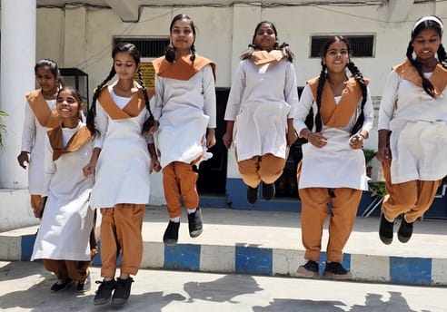 As soon as the result came, the students were overjoyed and celebrated