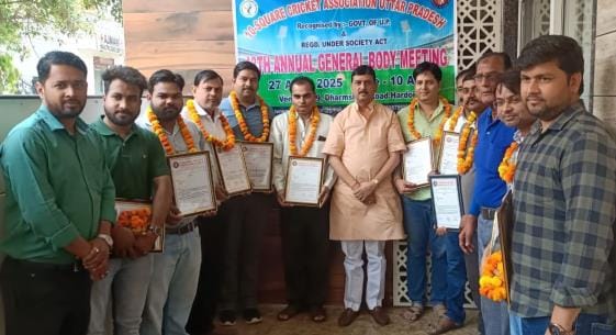 Devvrat became the president of 10-Square Cricket Association, Shiv Shyam became the general secretary