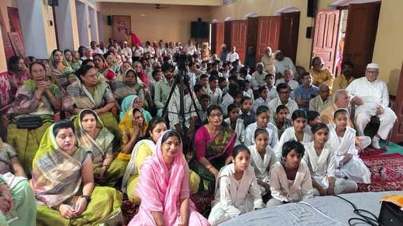 God gives results according to our deeds: Sachiddananda Maharaj