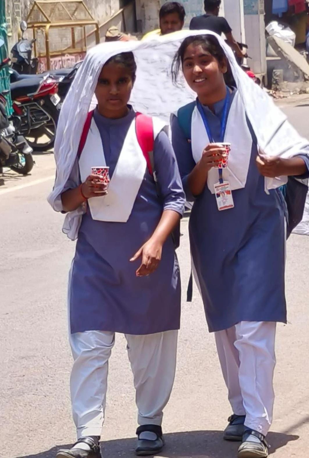 People are suffering from severe heat