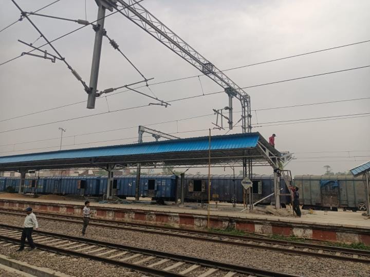 Railway station is being improved, platform has been expanded