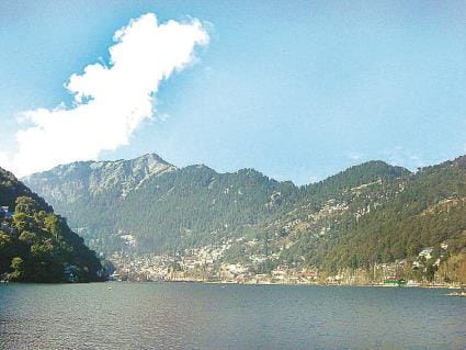 This week the influx of tourists in Nainital was relatively low