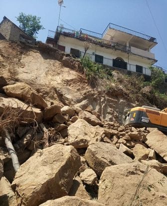 The village roads are broken due to NH construction, the company is not taking any care
