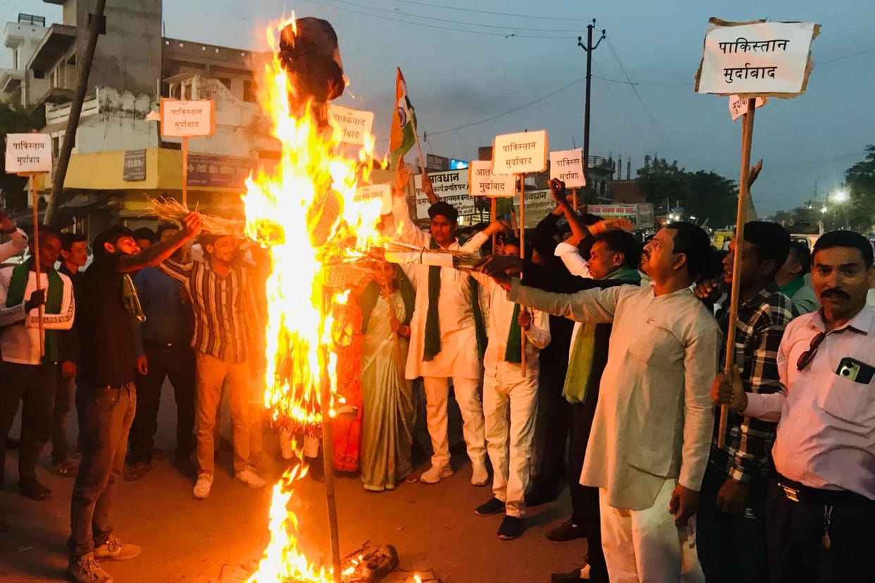 Sacrifices were made in the yagya for the total destruction of terrorism