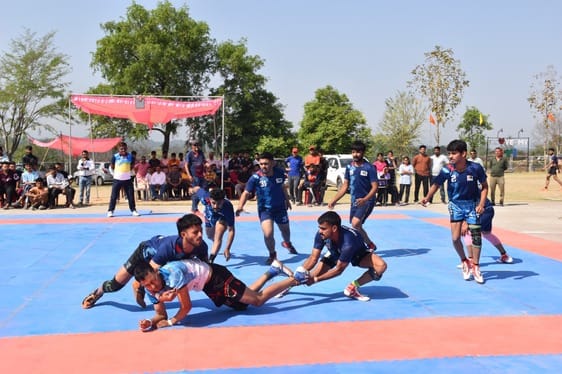 ITI Rail won the final match of Kabaddi by defeating Bhoranj