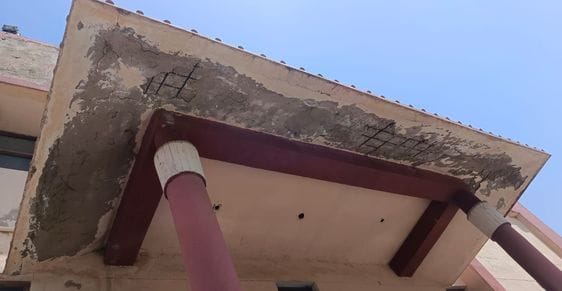 The auditorium building is getting dilapidated due to lack of maintenance