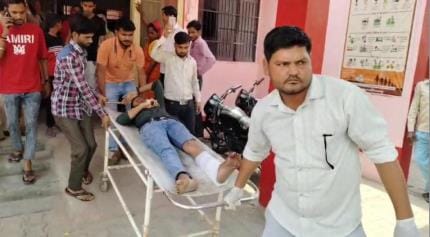 kasganj news auto accident 5 injured
