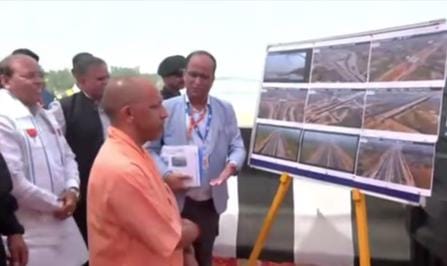 Ganga express way work has done 95 percent