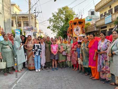 Lord Parshuram's procession was taken out with band music