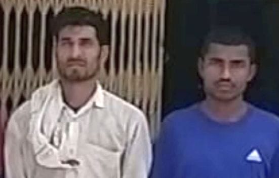 Real brothers accused of tying a young man and woman to an electric pole and beating them have been arrested