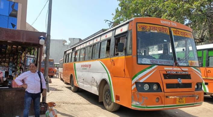 kasganj news roadways 5 new bus