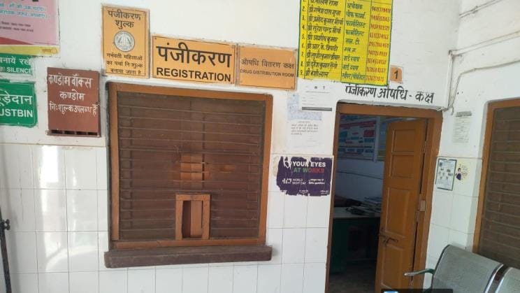 Doctors' chairs are empty, laboratories are locked