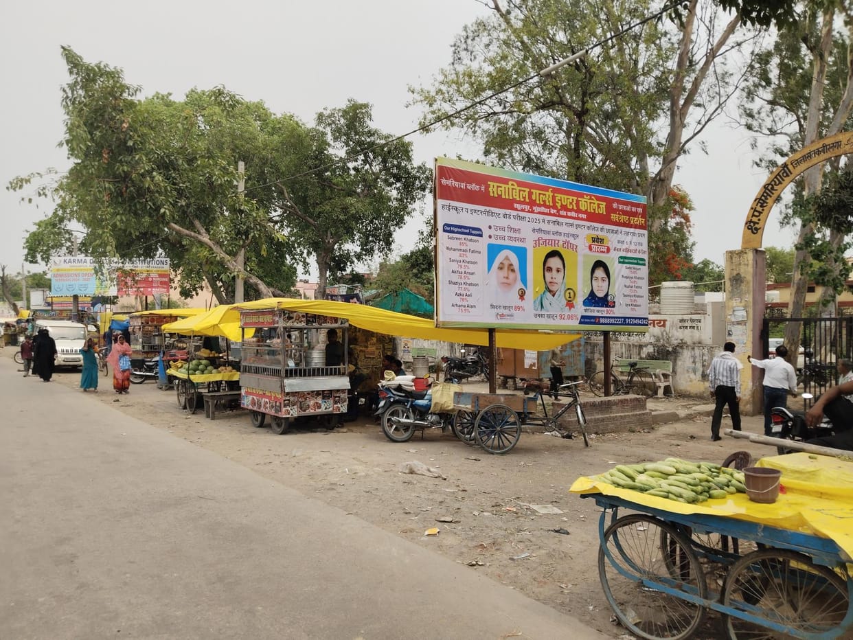 Encroachment increased again on BMCT road, traffic became difficult
