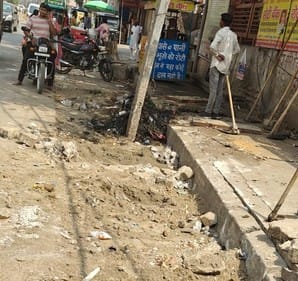 The department will plant saplings where garbage was lying outside the civil hospital.