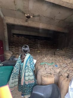 Raid on Richha's godown, excess wheat storage found