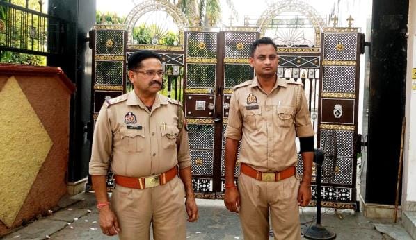 Police remained deployed at Suman's ancestral house.