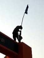 Tension over removal of flags hoisted on Ambedkar Jayanti