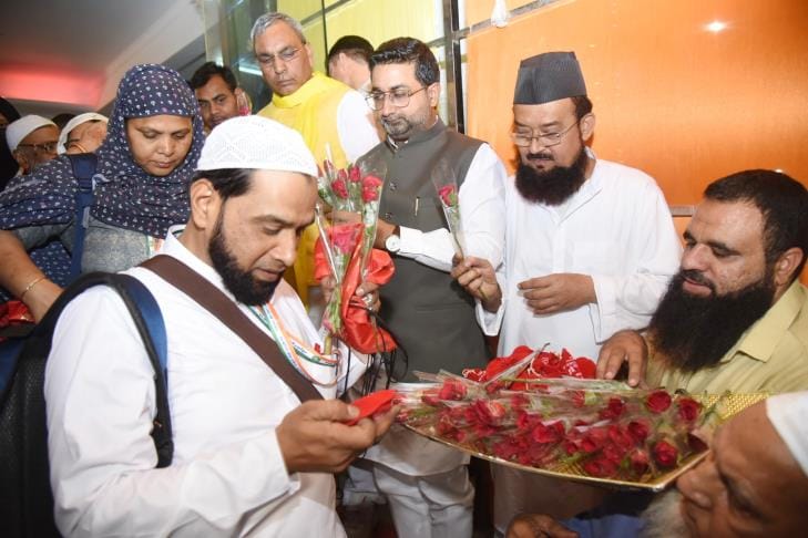 Haj House resonated with the chants of Labbaik Allahumma Labbaik