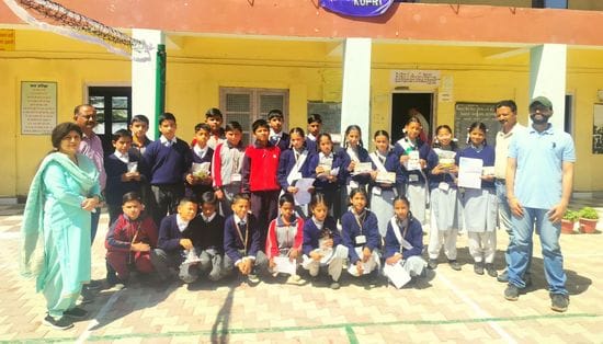 Workshop at Government Senior Secondary School, Kufri