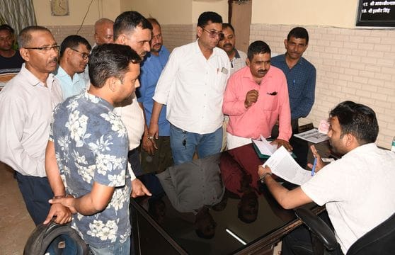 Opposition to running JCB on land owned by farmers