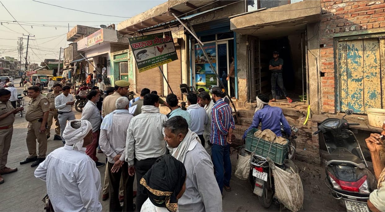 Nagar Palika issued notice to 15 illegal meat shop operators