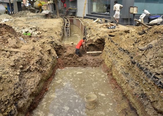 Three drains are being built in the city, one lakh people will get relief from waterlogging