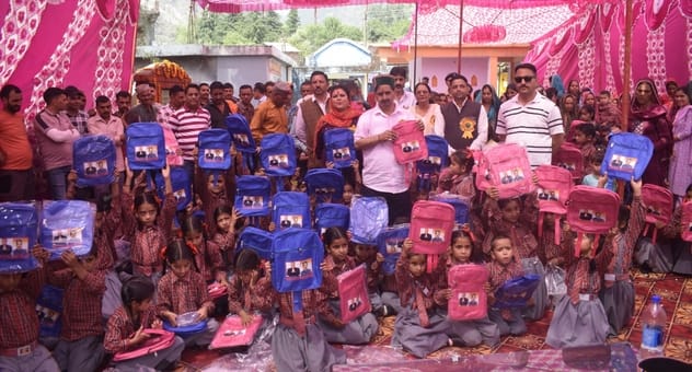 Deputy Chief Whip will give school bags to pre-primary children in Rait Block