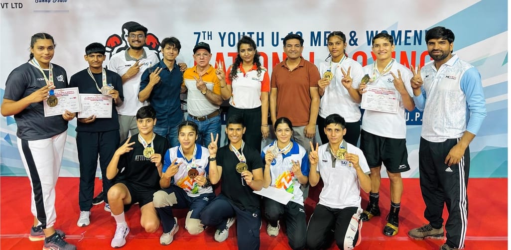 SAI Rohtak players won 11 medals in the National Boxing Championship