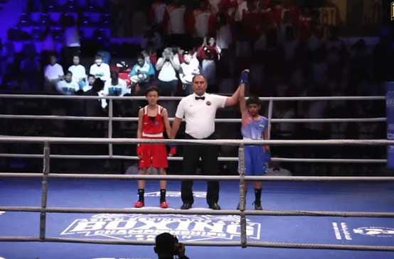 Khushi Ahlawat won gold in the final of the Asian Boxing Championship