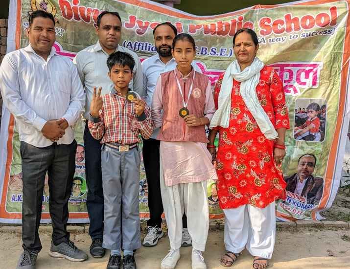 Bronze medal winning sister and brother honored