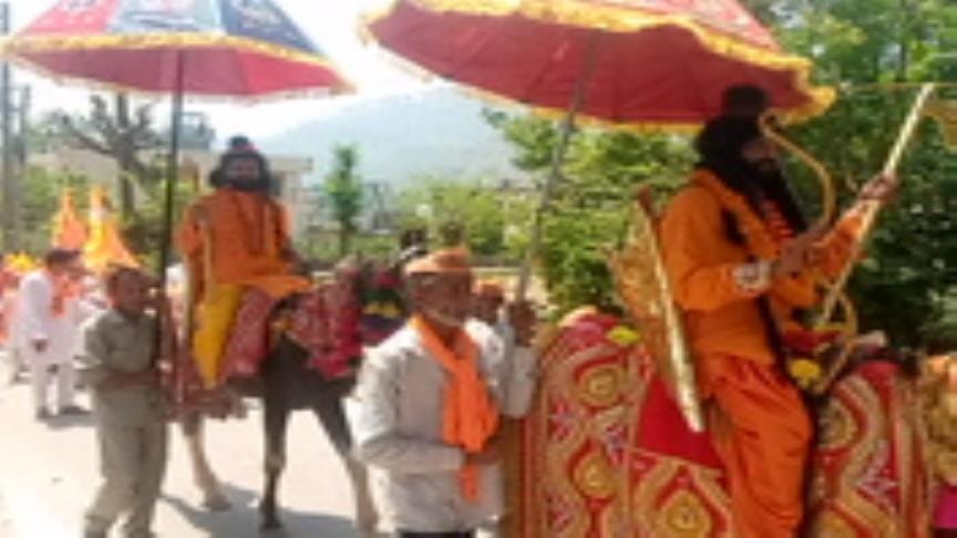 Shobha Yatra Organised in Ram Nagar
