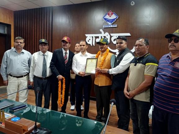 Ex Captain Felicitated
