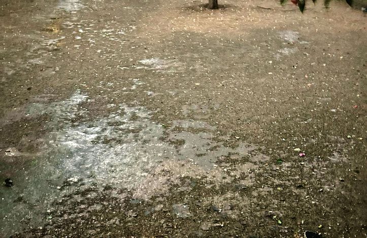 Rajasthan Weather Change in weather in Bhilwara and Shahpura relief from heat due to rain and hail