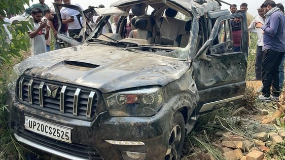 Two friends died and five were injured as Scorpio overturned