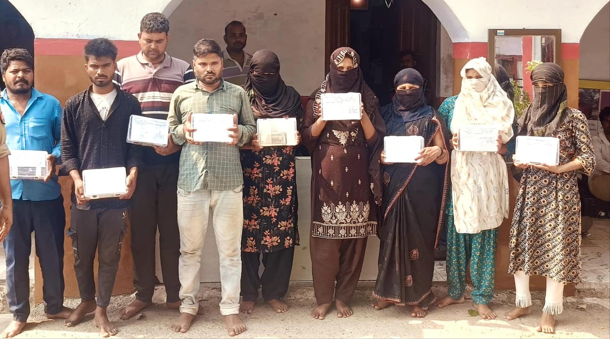 Eight members of the inter-district robber bride gang arrested