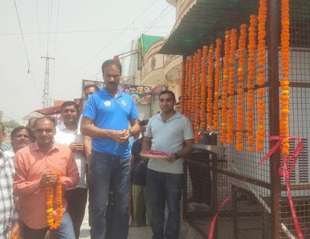 Shri Shyam Seva Dal installed water cooler