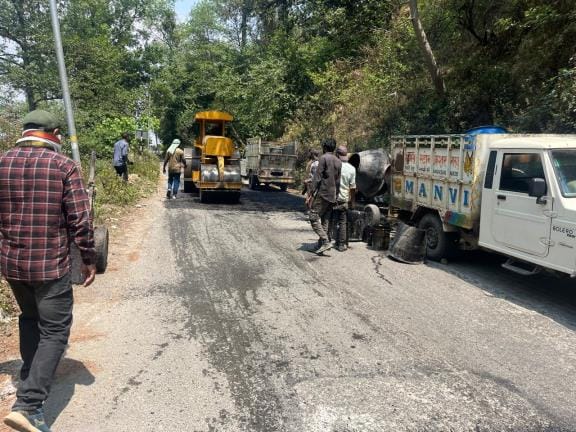 Departments are busy repairing roads before monsoon