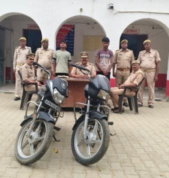 Two criminals arrested with two stolen bikes